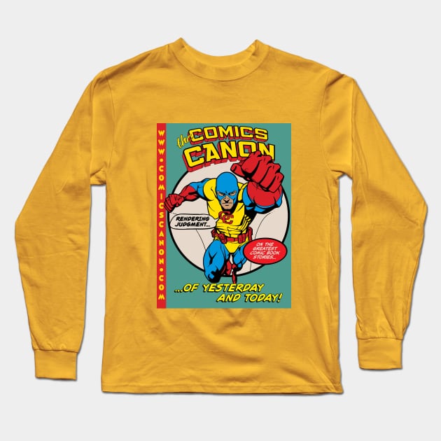 Captain Canon Golden Age Variant Long Sleeve T-Shirt by The Comics Canon